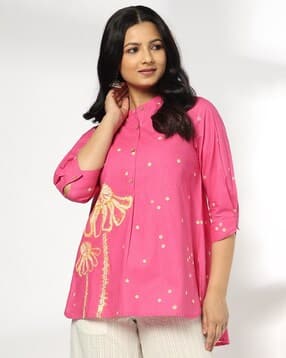 siyahi Women Floral Print Regular Fit Tunic-picture-21