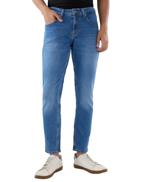 SPYKAR Men Mid-Wash Skinny Fit Jeans