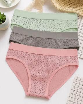 Women Pack of 3 Printed Hipster Panties-image-17