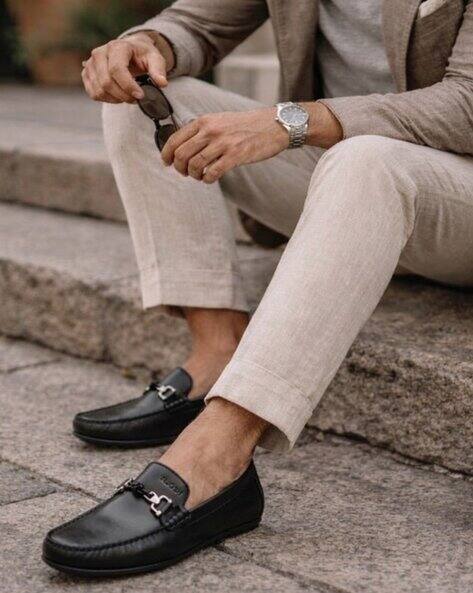 RUOSH Men Round Toe Slip-On Loafers