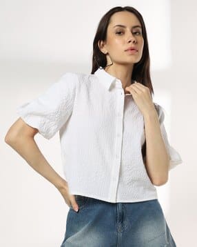 rio Women Bubble-Sleeve Regular Fit Shirt-picture-13