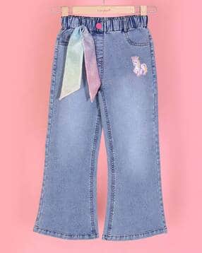 cutecumber Girls Lightly-Washed Relaxed Fit Denim Jeans-picture-22