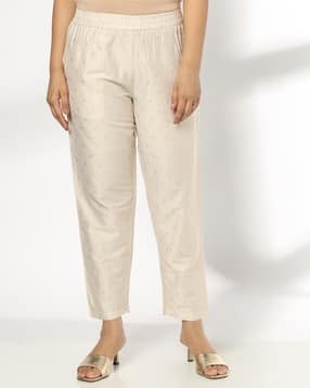 avaasa mix n' match Women Micro Print Straight Pants-picture-39