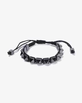 yousta Men Beaded Metal Bracelet-picture-12