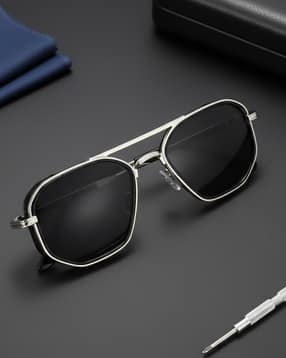 spadeaces Unisex Polarised Lens Rectangular Sunglasses-picture-28