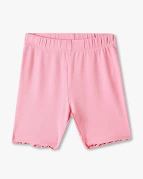 kg frendz Girls Ribbed Relaxed Fit Shorts-picture-51