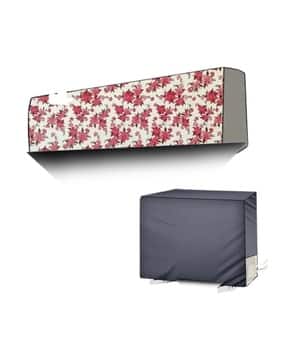 kalra magic Floral Print Waterproof Split AC Indoor & Outdoor Covers-1.5 Ton-picture-45