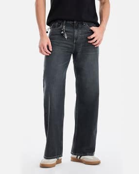 snitch Men Mid Rise Fixed Waist Jeans-picture-10