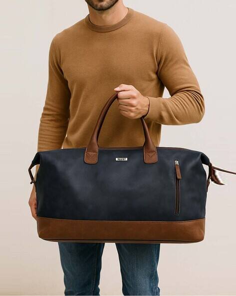 STRUTT Men Logo Embossed Duffle Bag