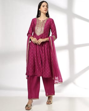 avaasa set Women Flared Kurta Set-picture-25