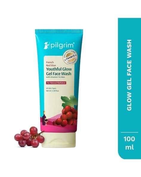 Pilgrim Red Vine Face Wash With Vitamin C & Aloe