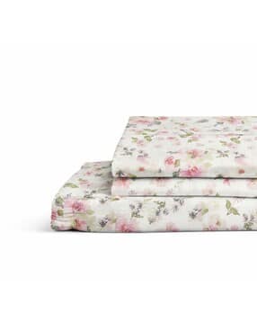 linen home Printed Single Bedsheet with Pillow Cover - 200-picture-35