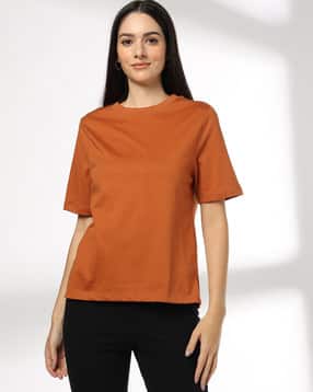 rio basic Women Regular Fit Crew-Neck T-Shirt-picture-17