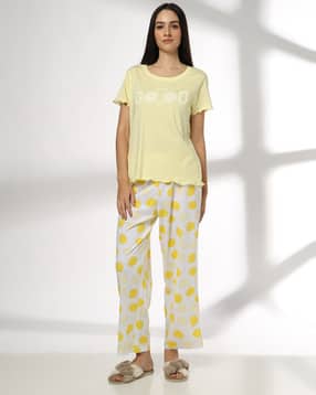 rio Women Printed Knit Pyjamas Set-picture-30