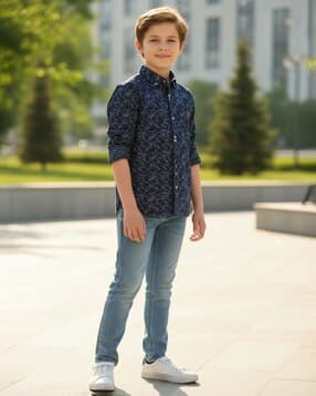 v-mart Boys Printed Regular Fit Shirt-picture-38