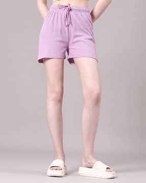 Women Mid Rise Shorts-image-35