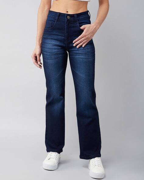 MISS CHASE Women Whiskered Flared Jeans