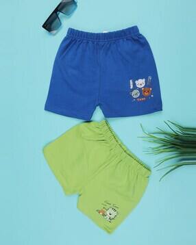 v-mart Boys Printed Pack of 2 Mid-Rise Shorts-picture-22