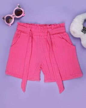 v-mart Girls Regular Fit Mid-Rise Hot Pants-picture-31
