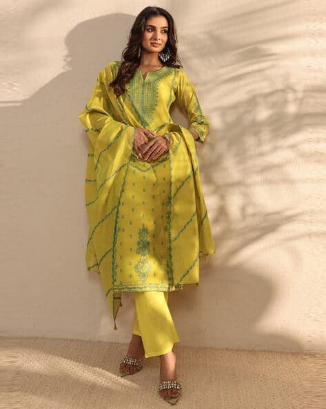 Libas Art Women Indian Straight Kurta Set
