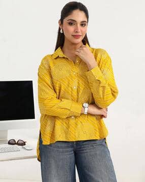 gerua by libas Women Relaxed Fit Printed Shirt-picture-31