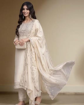 nyrika Women Embellished Straight Kurta Set-picture-28