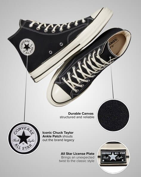 Unisex Chuck 70 High-Top Canvas Sneakers - Image 8
