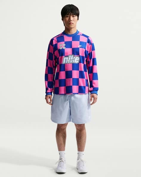 NIKE Men Club Goalie Away Regular Fit Crew-Neck T-Shirt