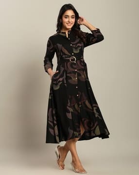 zummer Women Printed Fit & Flare Dress-picture-19