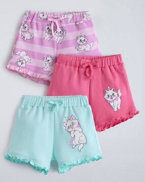 hopscotch Girls Cotton Printed Shorts-picture-32