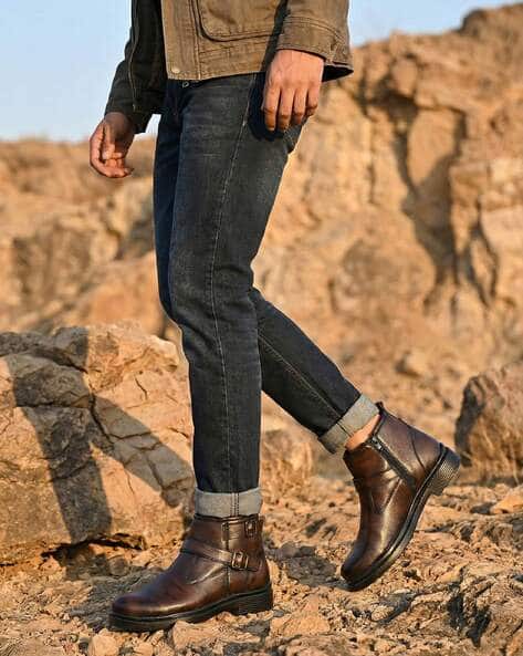 Buda Jeans Co Men Ankle-Length Boots