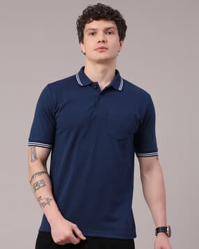 v-mart Men Regular Fit Polo T-Shirt-picture-22