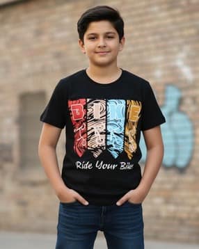v-mart Boys Printed Round-Neck T-Shirt-picture-28
