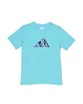 adidas kids U Collegiate Relaxed Fit Round-Neck T-Shirt-picture-33