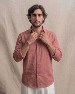 Men Regular Fit Cotton Shirt