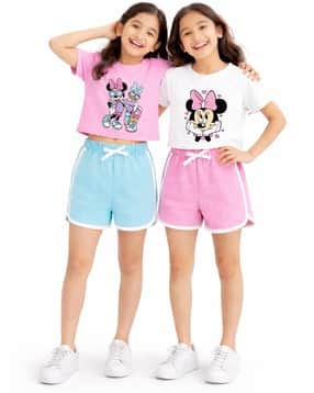 kuchipoo Girls Printed T-Shirt & Shorts Set-picture-32