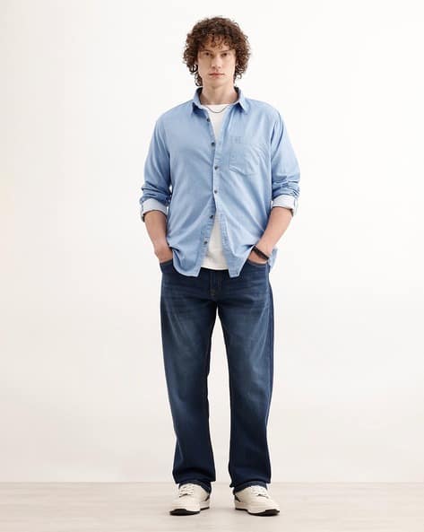 WROGN Men Mid-Rise Relaxed Jeans - Image 4