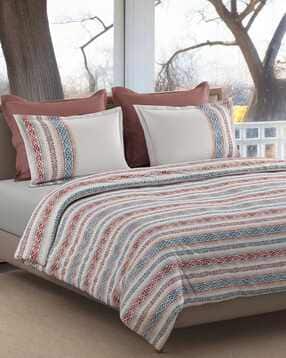 sansaar Printed King Size Bedsheet with Pillow Covers - 150 TC-picture-14
