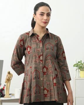 gerua by libas Women Relaxed Fit Shirt-picture-16