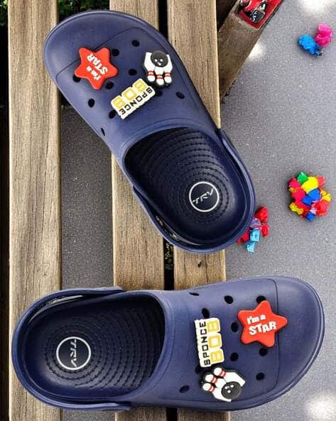 TRV Boys Round Toe Slip-On Clogs