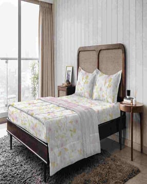 the happy pod Floral Print Double Comforter-picture-47