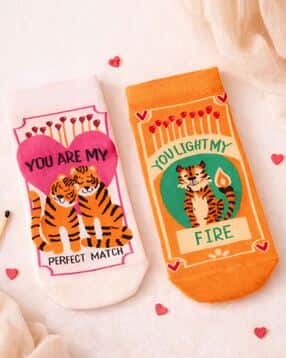 thela gaadi Women Pack of 2 Ankle Length Socks-picture-29