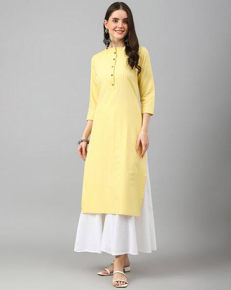 Indie Picks Women Striped Straight Kurta