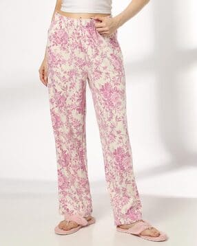 rio Women Floral Print Rib Pyjamas-picture-36
