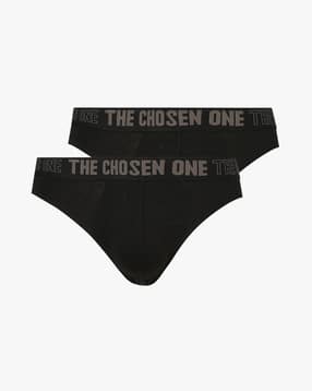 yousta Men Pack of 2 Briefs with Elasticated Waistband-picture-38