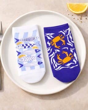 Women Pack of 2 Ankle Length Socks-image-27
