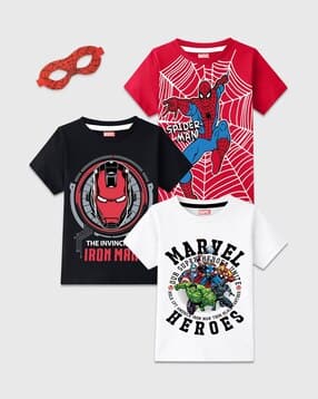 kuchipoo Boys Graphic Relaxed Fit T-Shirt-picture-4