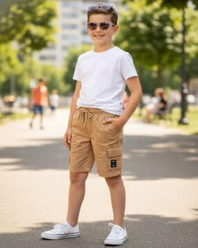 v-mart Boy Regular Fit Cargo Shorts-picture-11