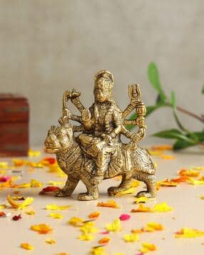 habere india Durga Maa Brass Idol-picture-14