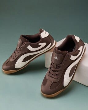 campus Men Colourblock Sneakers with Lace Fastening-picture-14
